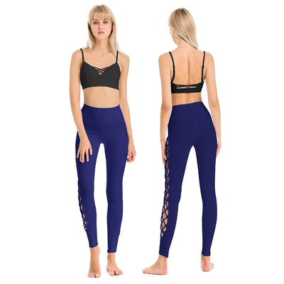 Conjunto Deportivo Mujer: Sostén Deportivo Espalda Descubierta + Pantalones Yoga Antichoque - Image 14