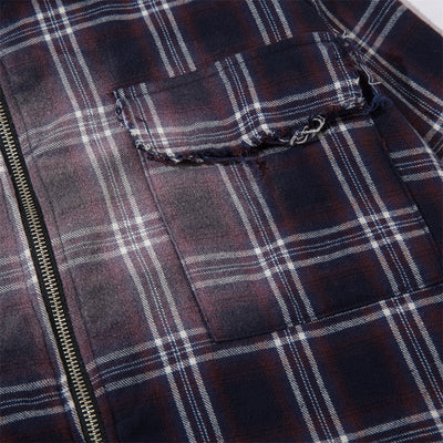 Camisa Suelta Casual Estampado Cuadros para Hombre - Image 15