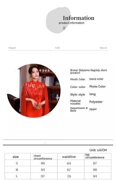 Disfraz de Desempeño Estilo Chino Reductivo con Capa - Image 6