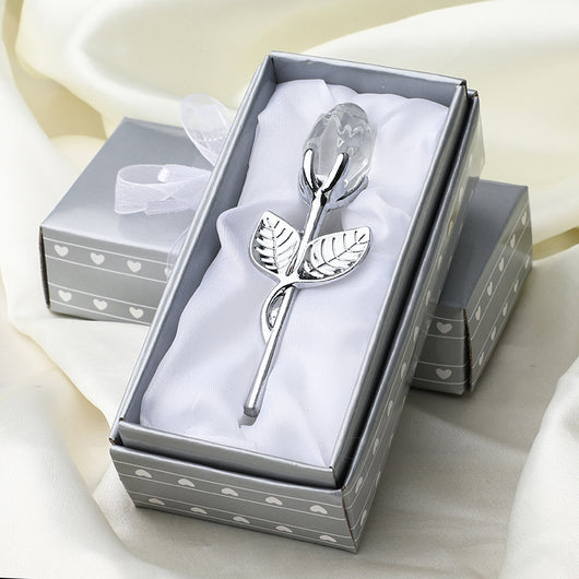 Rosa de Metal Cristal - Regalo Romántico para San Valentín y Bodas - Image 18