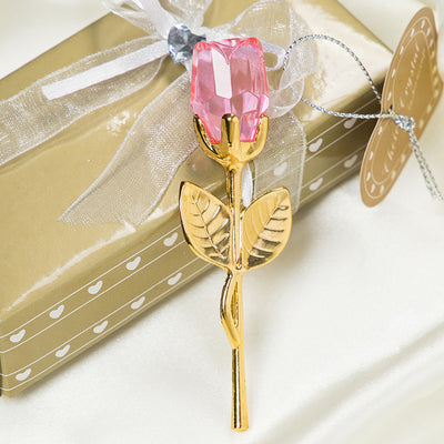 Rosa de Metal Cristal - Regalo Romántico para San Valentín y Bodas - Image 20