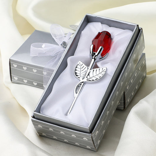 Rosa de Metal Cristal - Regalo Romántico para San Valentín y Bodas - Image 21