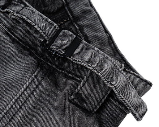 Pantalones Rectos para Hombre con Doble Costura y Detalle de Volantes - Image 7