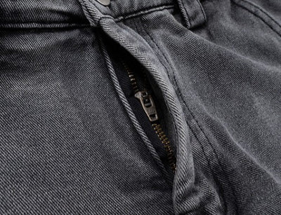 Pantalones Rectos para Hombre con Doble Costura y Detalle de Volantes - Image 10