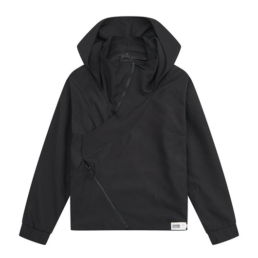 Abrigo Deportivo con Cierre Diagonal y Capucha para Hombre y Mujer - Image 7