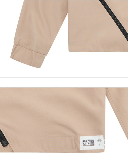 Abrigo Deportivo con Cierre Diagonal y Capucha para Hombre y Mujer - Image 8