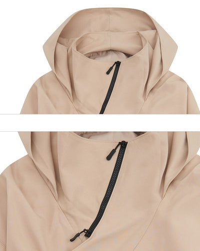 Abrigo Deportivo con Cierre Diagonal y Capucha para Hombre y Mujer - Image 9