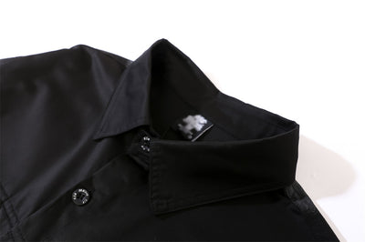 Camisa Suelta Estampada de Manga Larga para Hombre - Image 21