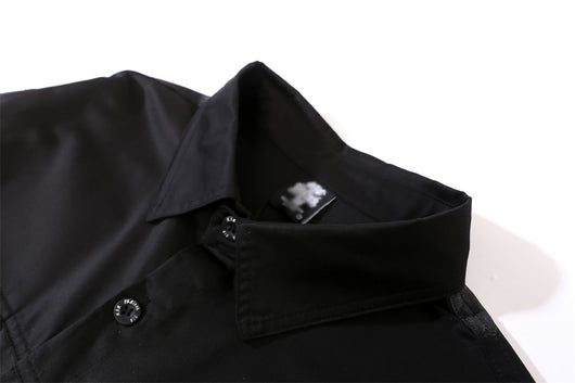 Camisa Suelta Estampada de Manga Larga para Hombre - Image 21