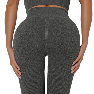 Leggins Yoga Sin Costuras Transpirables de Tejido Europeo y Americano - Image 19