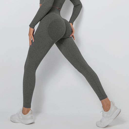 Leggins Yoga Sin Costuras Transpirables de Tejido Europeo y Americano - Image 23