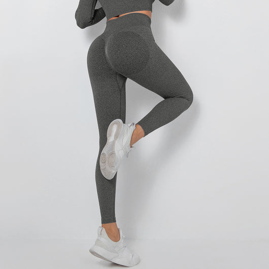 Leggins Yoga Sin Costuras Transpirables de Tejido Europeo y Americano - Image 24