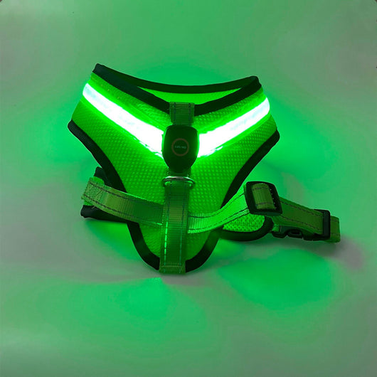 Arnés LED Recargable para Perros con Reflectante de Seguridad - Image 4