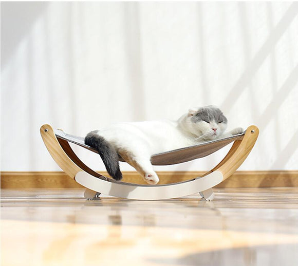 Juguete Sonajero de Madera Maciza para Gatos