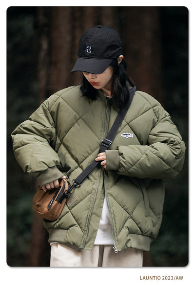 Chaqueta Acolchada de Algodón con Efecto Voluminoso - Image 10