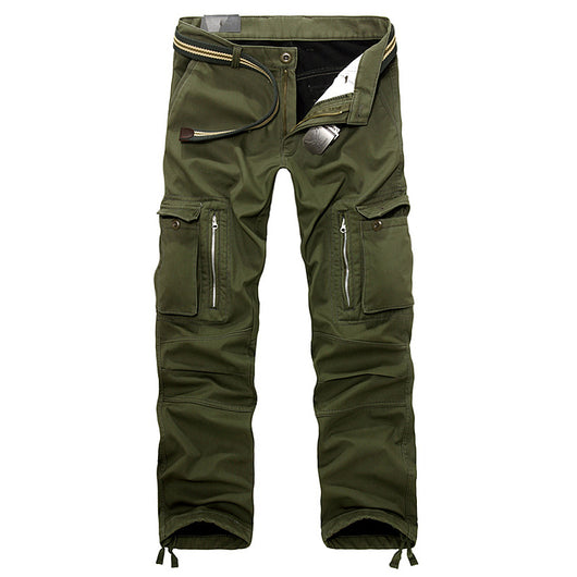 Pantalones de Trabajo Casual para Hombre con Bolsillos Funcionales - Invierno - Image 8