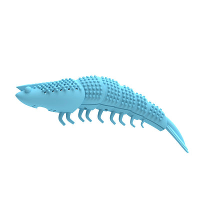 Juguete Dental de Silicona para Gatos - Forma de Camarón con Hierba Gatera - Image 9