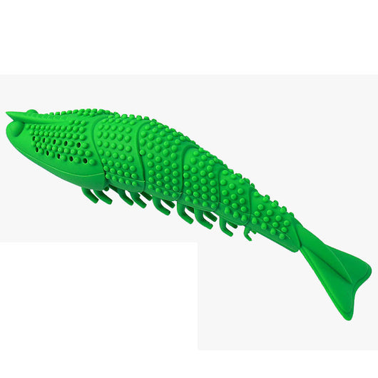 Juguete Dental de Silicona para Gatos - Forma de Camarón con Hierba Gatera - Image 14
