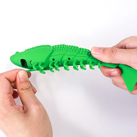 Juguete Dental de Silicona para Gatos - Forma de Camarón con Hierba Gatera - Image 15