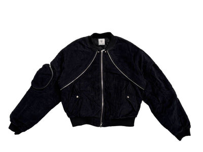 Chaqueta de Algodón con Bolsillos de Terciopelo y Cierre - Image 12