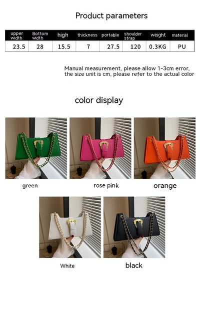 Bolso de Cadena Cuadrado Pequeño - Bandolera Casual para Mujer - Image 13
