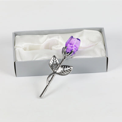 Rosa de Metal Cristal - Regalo Romántico para San Valentín y Bodas - Image 36