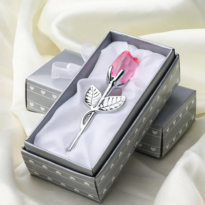 Rosa de Metal Cristal - Regalo Romántico para San Valentín y Bodas - Image 40