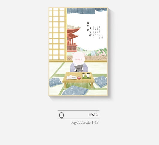 Cuadro Mural Flor de Cerezo Estilo Japonés para Salón y Dormitorio - Image 36