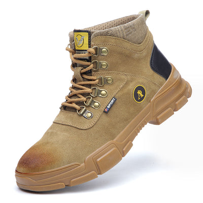 Botas de Trabajo con Puntera de Acero y Suela Antiperforación en Ante Resistente - Image 8