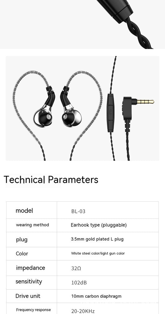 Auriculares Deportivos HiFi con Cable Intercambiable y Diseño de Oreja - Image 11