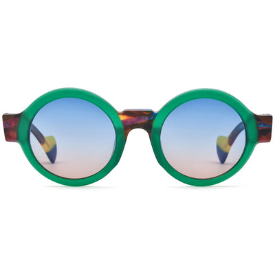 Gafas de Sol Redondas Unisex con Cristales Degradados Mate - Image 18