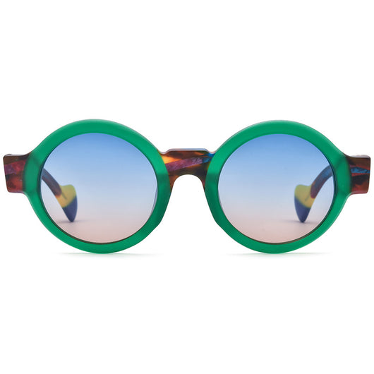 Gafas de Sol Redondas Unisex con Cristales Degradados Mate - Image 18