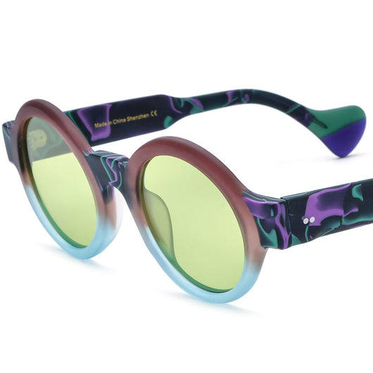 Gafas de Sol Redondas Unisex con Cristales Degradados Mate - Image 22