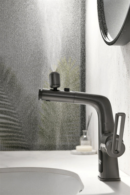 Grifo Rociador de Cocina con Pantalla Digital y Spray Cobre Gris - Image 26