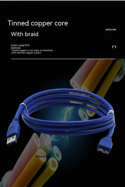 Cable de Transmisión USB 3.0 para Disco Duro Externo - Image 10