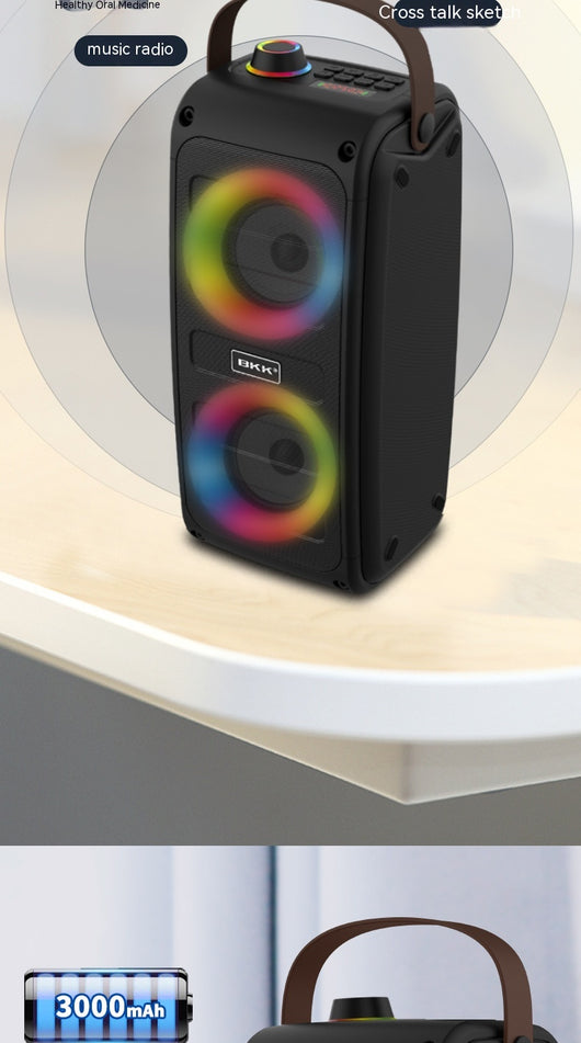Parlante Portátil Bluetooth con Luces LED Sincronizadas - Image 26