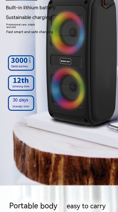 Parlante Portátil Bluetooth con Luces LED Sincronizadas - Image 27