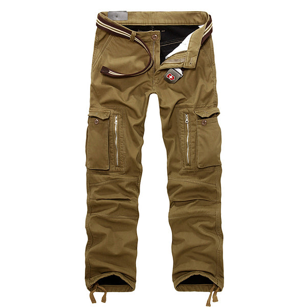 Pantalones de Trabajo Casual para Hombre con Bolsillos Funcionales - Invierno