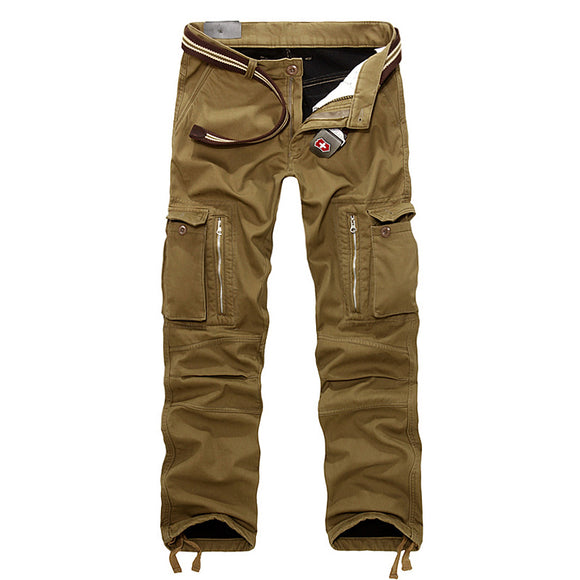 Pantalones de Trabajo Casual para Hombre con Bolsillos Funcionales - Invierno