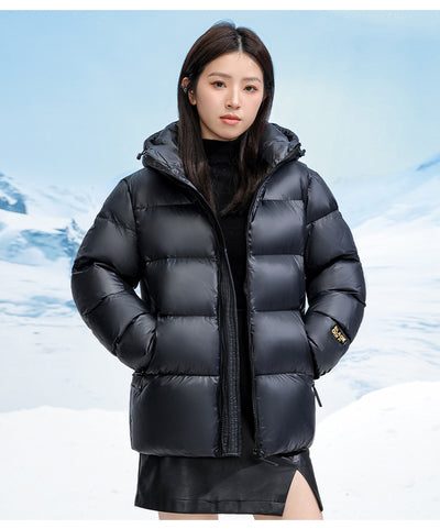 Chaqueta de Plumas Invierno Dúo Negro y Dorado - Image 11