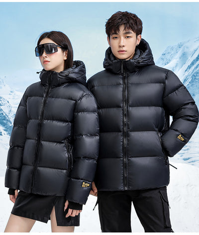 Chaqueta de Plumas Invierno Dúo Negro y Dorado - Image 12