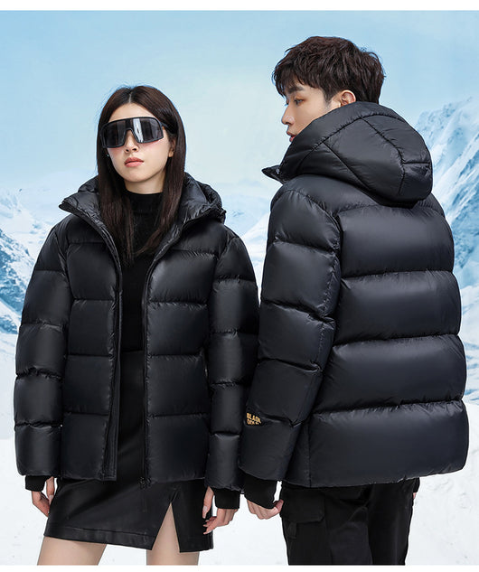 Chaqueta de Plumas Invierno Dúo Negro y Dorado - Image 13