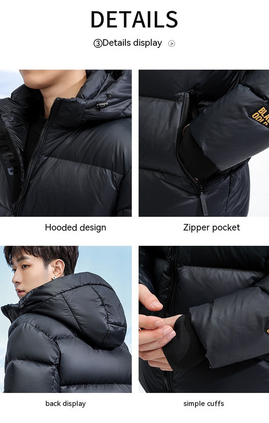 Chaqueta de Plumas Invierno Dúo Negro y Dorado - Image 18