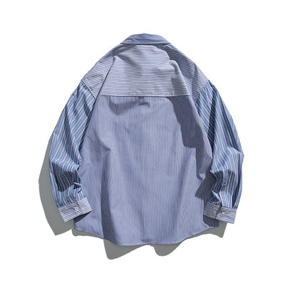 Camisa Suelta Japonesa a Cuadros - Estilo Casual Moderno - Image 8