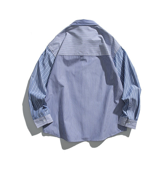 Camisa Suelta Japonesa a Cuadros - Estilo Casual Moderno - Image 8