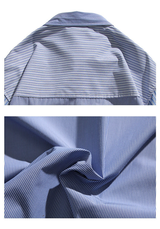 Camisa Suelta Japonesa a Cuadros - Estilo Casual Moderno - Image 10