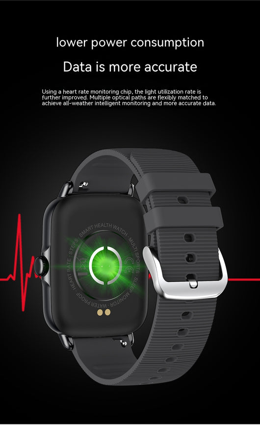 Reloj Inteligente KT58 con Monitor de Frecuencia Cardíaca y Presión Arterial - Image 7