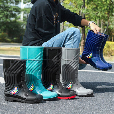 Botas de Lluvia Impermeables para Hombre con Forro Térmico - Image 9
