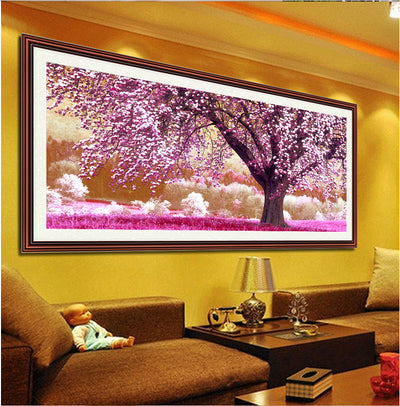 Cuadro Bosque Primaveral con Flores - Paisaje Naturaleza para Sala de Estar - Image 8