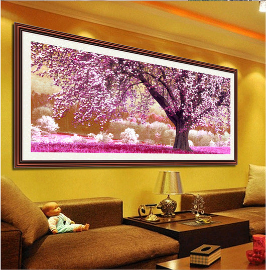 Cuadro Bosque Primaveral con Flores - Paisaje Naturaleza para Sala de Estar - Image 8